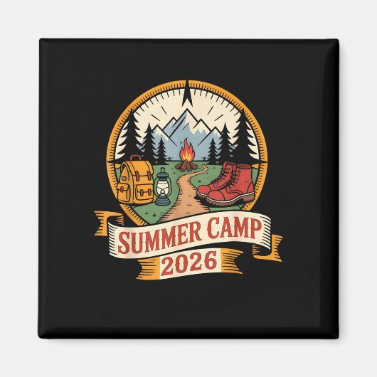 Retro-Sommercamp 2026 Leiter-Crew hostet Smore Magnet (Vorne)