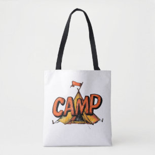 Retro-Sommercamp-Grafik-Tasche Tasche