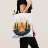 Retro-Sommercamp-Grafik-Tasche Tasche (Von Nahem)