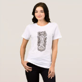 Retro-Sommercamp-Shirt Tri-Blend Shirt (Vorderseite voll)