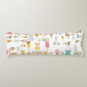 Retro Sommerdekoration für Mädchen, Teens, Dorms T Seitenschläferkissen (Vorderseite)