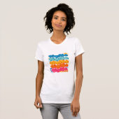 Retro-Sommerferien T-Shirt (Vorne ganz)