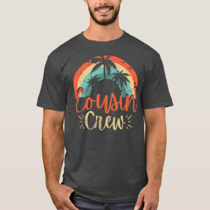 Retro Sommertee Familienurlaub Vintager Regenbogen T-Shirt