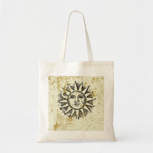 Retro Sonne Tragetasche (Vorne)