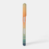 Retro-Sonne über dem Ozean iPhone 16 Hülle (Rechte Seite)