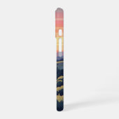 Retro-Sonnenaufgangsweg iPhone 16 Hülle (Linke Seite)