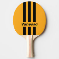 Retro Sonnenblume Brumm Drei Pin Streifen mit Name