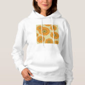 Retro Sonnenblumen Hoodie (Vorderseite)