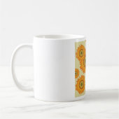 Retro Sonnenblumen Kaffeetasse (Links)
