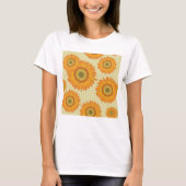Retro Sonnenblumen T-Shirt (Vorderseite)