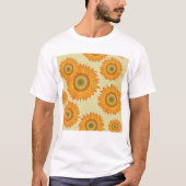 Retro Sonnenblumen T-Shirt (Vorderseite)