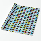 Retro-Sonnenbrille Geschenkpapier (Ungerollt)