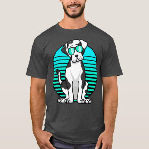 Retro Sonnenbrille Harlequin Great Dane Kinder Jun T-Shirt