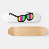 Retro-Sonnenbrille Longboard Skateboard (Horizontal)