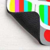 Retro Sonnenbrille Mousepad (Ecke)
