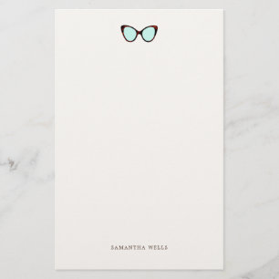 Retro-Sonnenbrille Personalisiert Stationery Briefpapier