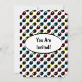 Retro-Sonnenbrille primär Einladung (Vorderseite)