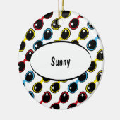 Retro-Sonnenbrille primär Keramik Ornament (Links)