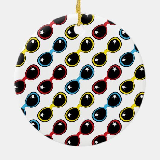 Retro-Sonnenbrille primär Keramik Ornament (Hinten)