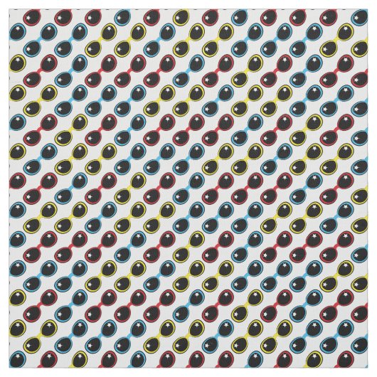 Retro-Sonnenbrille primär Stoff (Muster)