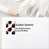 Retro-Sonnenbrille Primärfarben Personalisiert (Insitu)