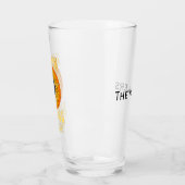 Retro-Sonnenfinsternis Gesamt Eclipse 8. April 202 Glas (Links)