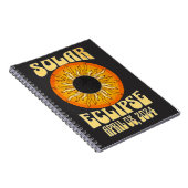 Retro-Sonnenfinsternis Gesamt Eclipse 8. April 202 Notizblock (Rechte Seite)