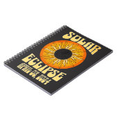 Retro-Sonnenfinsternis Gesamt Eclipse 8. April 202 Notizblock (Linke Seite)