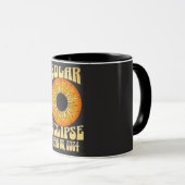 Retro-Sonnenfinsternis Gesamt Eclipse 8. April 202 Tasse (VorderseiteRechts)