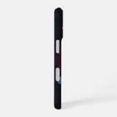 Retro Sonnenfinsternis iPhone 16 Hülle (Rechte Seite)
