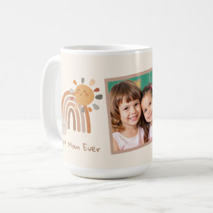 Retro Sonnenschein Beste Mama überhaupt Boho Regen Kaffeetasse