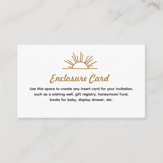 Retro-Sonnenschutzkarte Begleitkarte (Vorderseite)