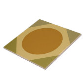 Retro-Sonnenstrahl-Fliese – Warmes geometrisches D Fliese (Seite)