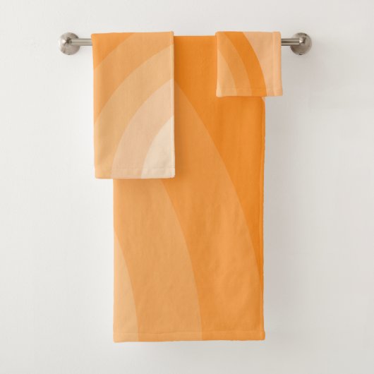 Retro-Sonnenstrahl-Regenbogen Badhandtuch Set (Insitu)