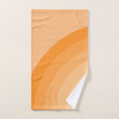 Retro-Sonnenstrahl-Regenbogen Badhandtuch Set (Handtuch)