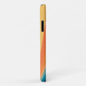 Retro-Sonnenstrahlen Case-Mate iPhone Hülle (Hinten/Rechts)