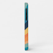 Retro-Sonnenstrahlen Case-Mate iPhone Hülle (Hinten/Links)