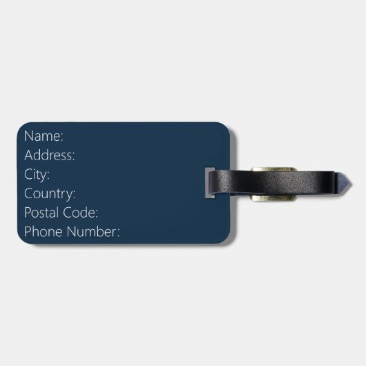 Retro-Sonnenstrahlen Gepäckanhänger (Rückseite horizontal)