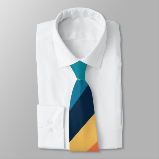 Retro-Sonnenstrahlen Krawatte (Gebunden)