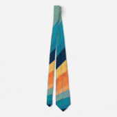 Retro-Sonnenstrahlen Krawatte (Rückseite)