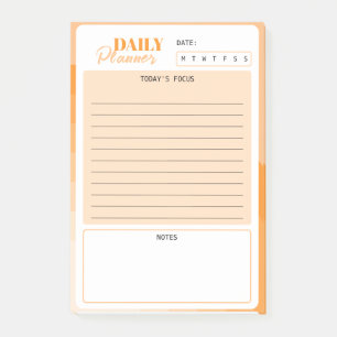 Retro-Sonnenstrahlen-Mini-Tagesplaner Post-it Klebezettel