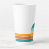 Retro Sonnenuntergang 70 Milchtasse (Vorderseite)
