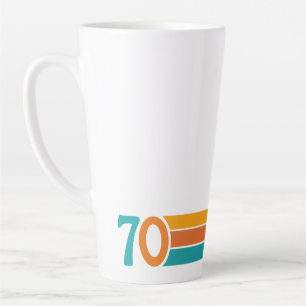 Retro Sonnenuntergang 70 Milchtasse