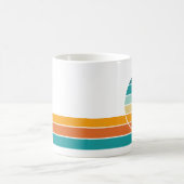 Retro Sonnenuntergang 71 Kaffeetasse (Mittel)
