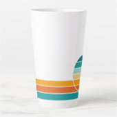 Retro-Sonnenuntergang 72 Milchtasse (Vorderseite)