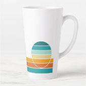Retro-Sonnenuntergang 73 Milchtasse (Rechts)