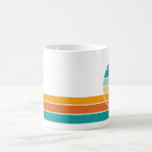 Retro Sonnenuntergang 74 Kaffeetasse (Mittel)