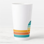 Retro Sonnenuntergang 74 Milchtasse (Vorderseite)