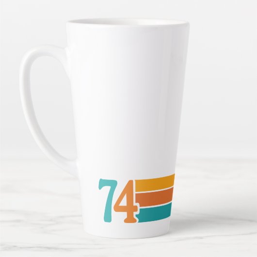 Retro Sonnenuntergang 74 Milchtasse (Links)