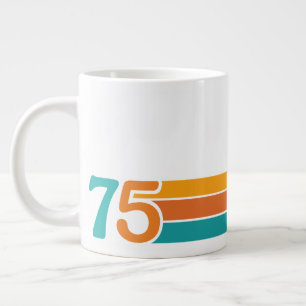 Retro Sonnenuntergang 75 Jumbo-Tasse
